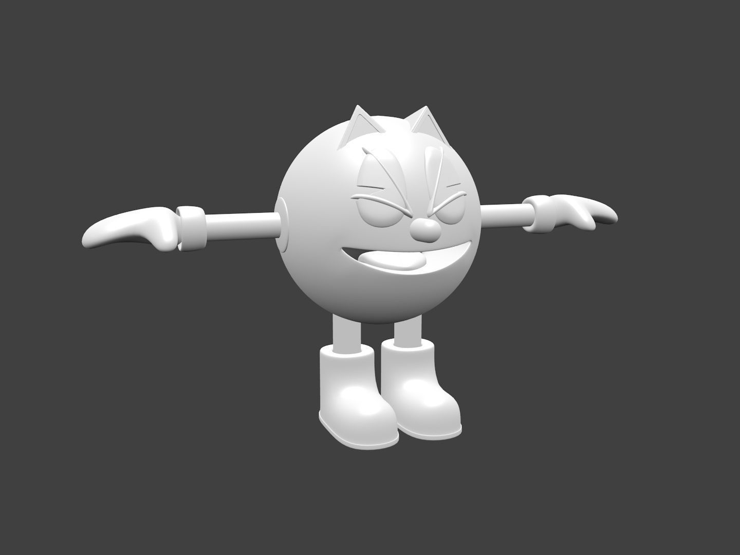 PAC-MAN WORLD Low-poly 3D model_7