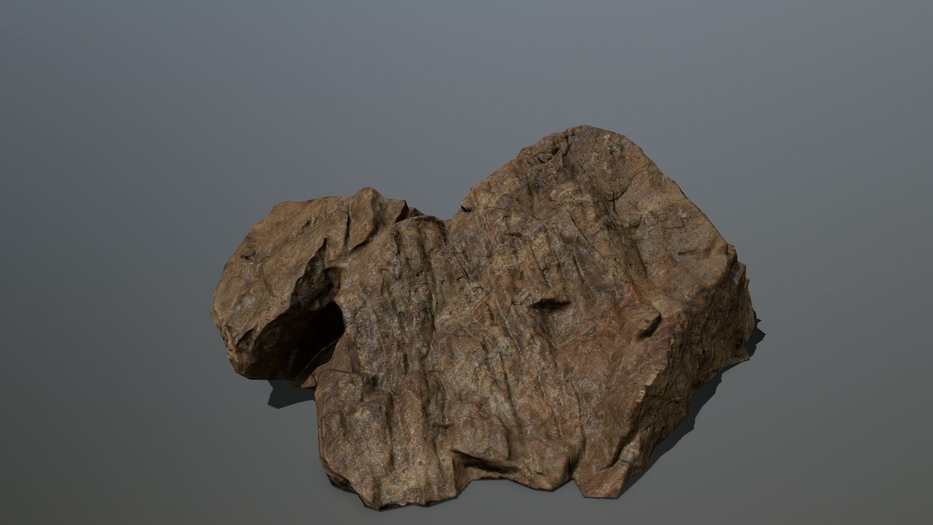 desert rock set 2 Low-poly 3D model_21