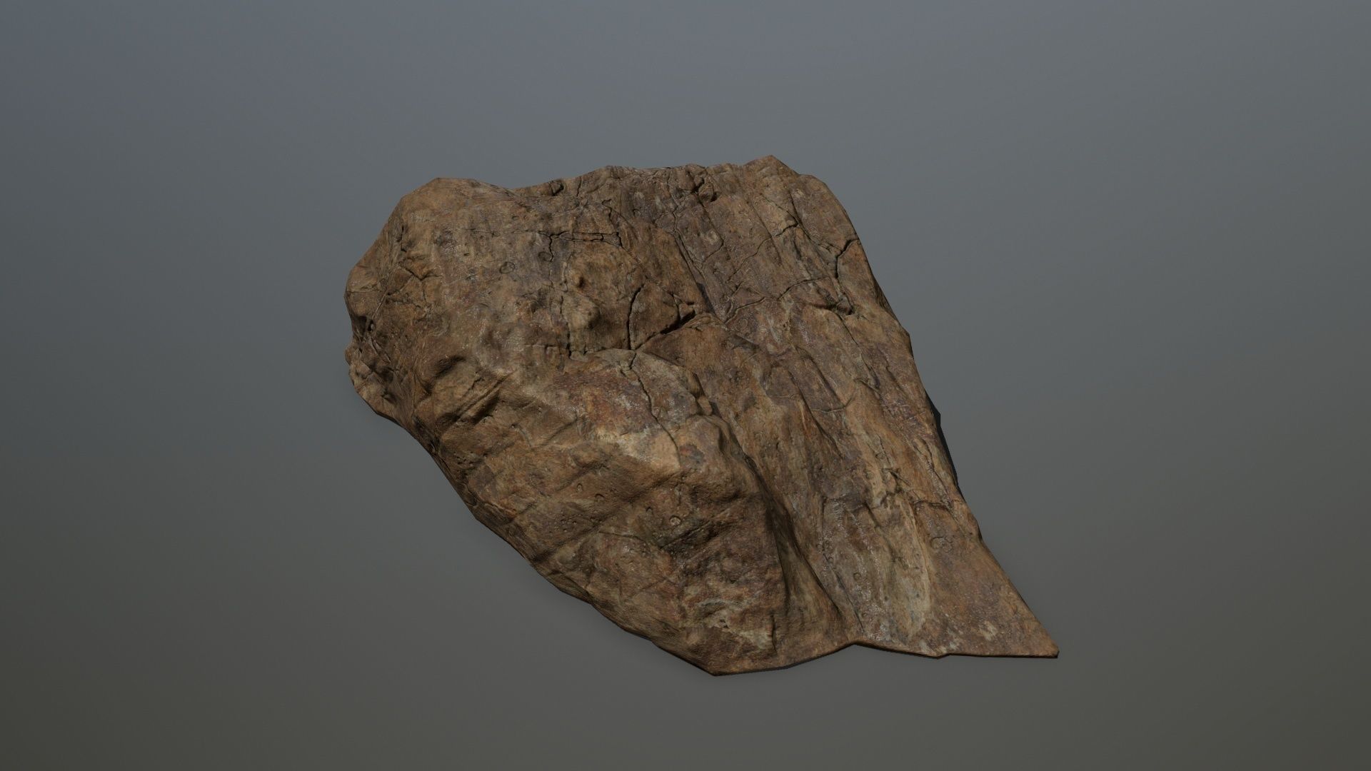 desert rock set 2 Low-poly 3D model_12