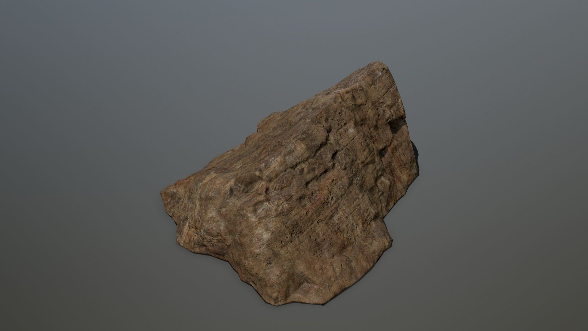 desert rock set 2 Low-poly 3D model_6