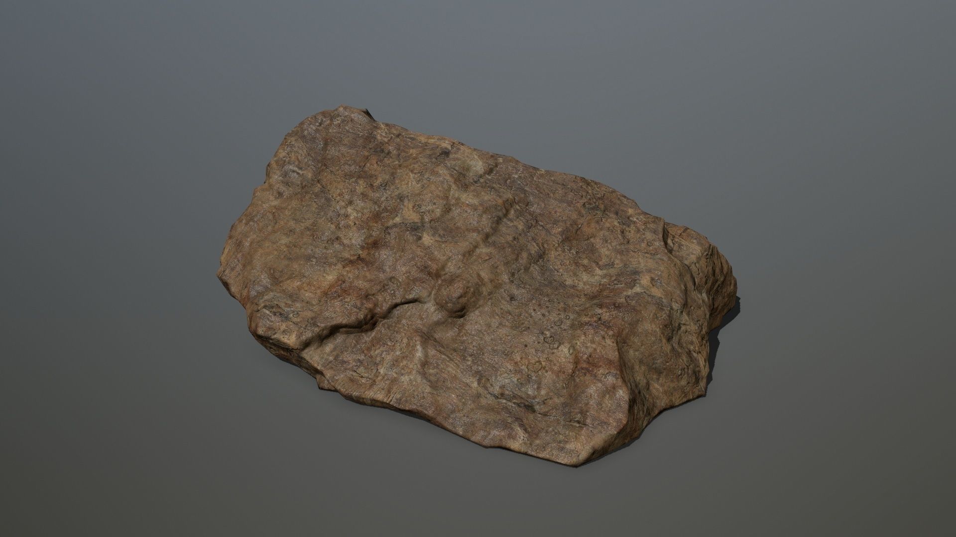 desert rock set 2 Low-poly 3D model_5