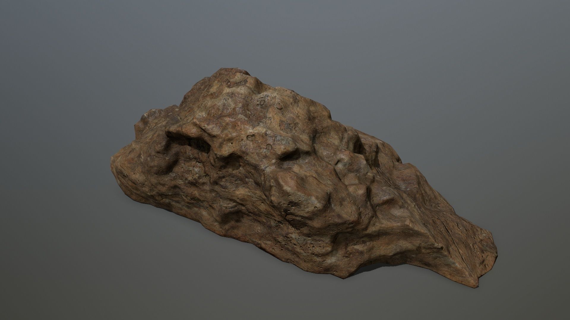 desert rock set 2 Low-poly 3D model_13