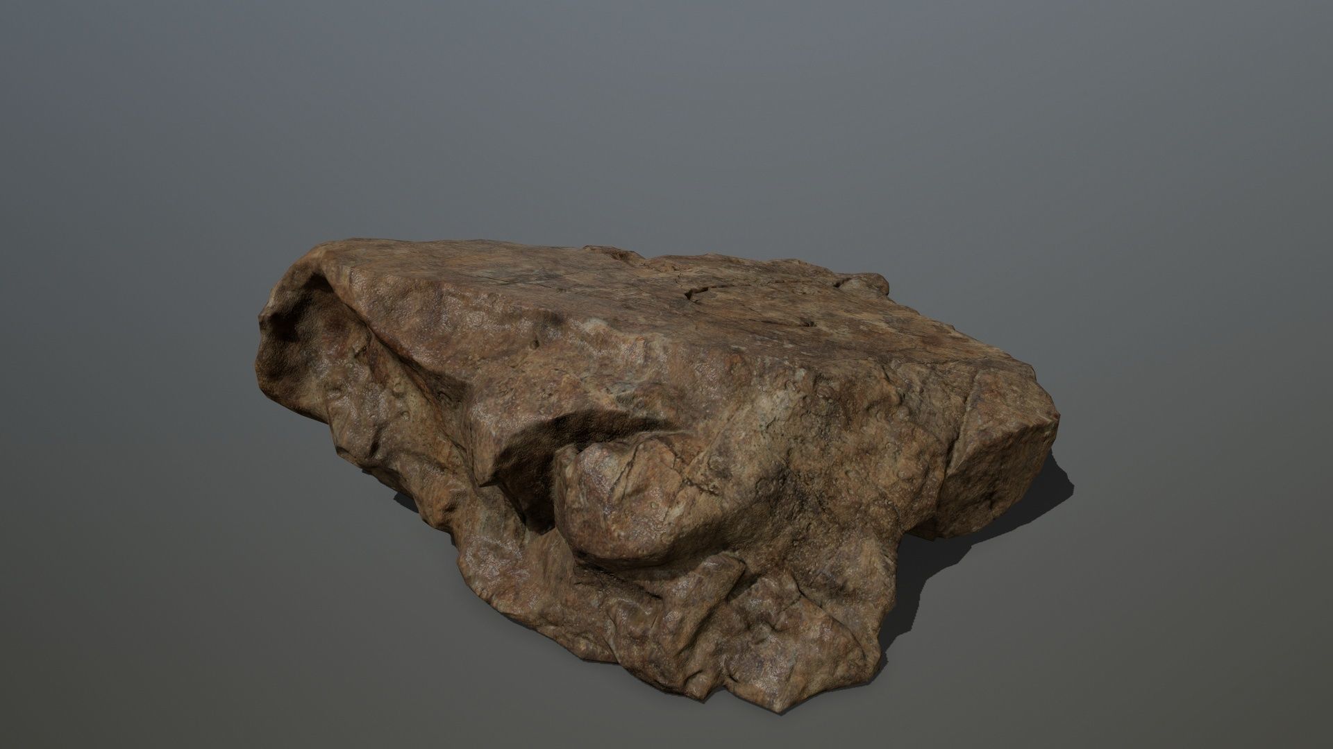 desert rock set 2 Low-poly 3D model_8