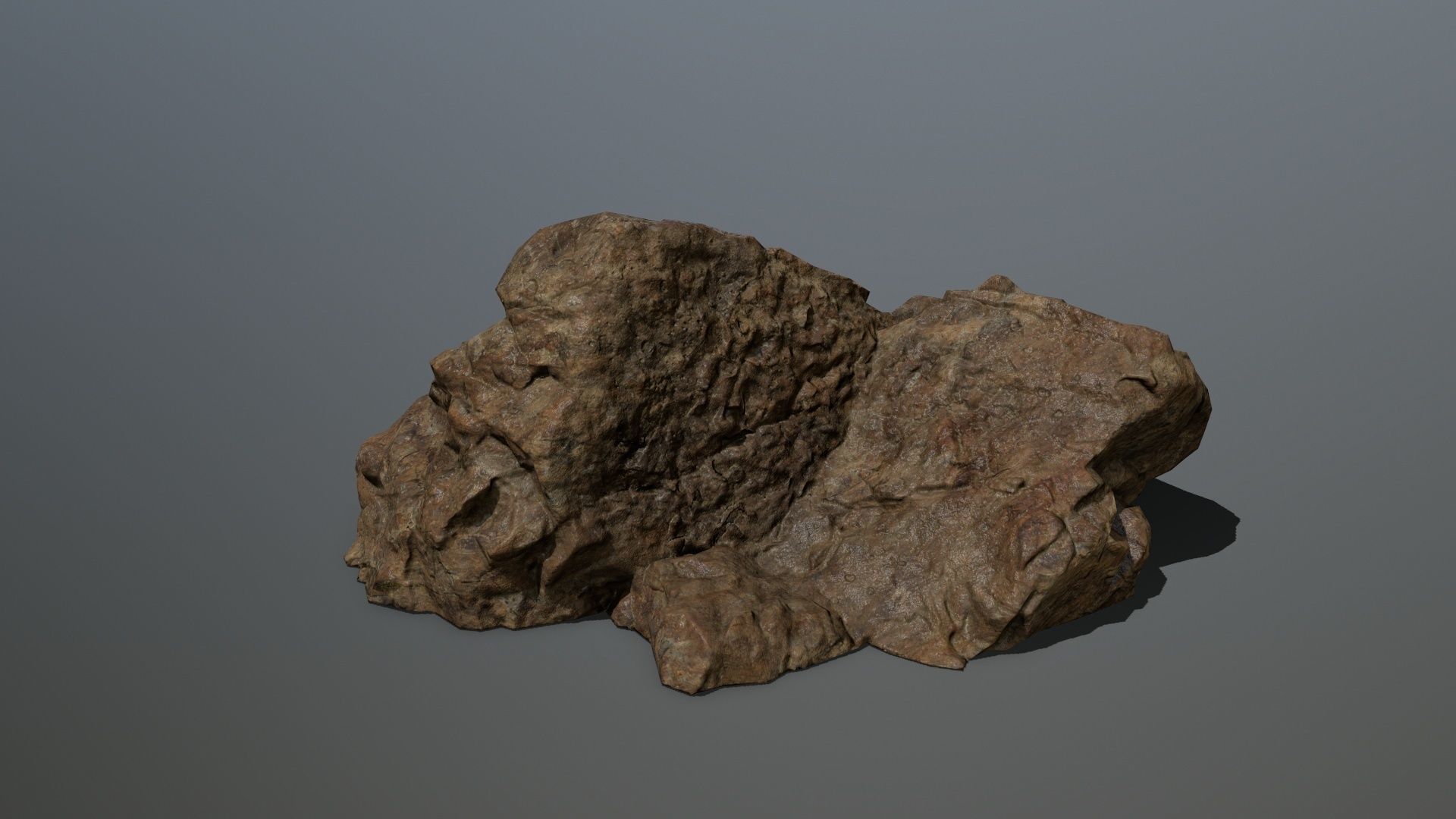 desert rock set 2 Low-poly 3D model_22
