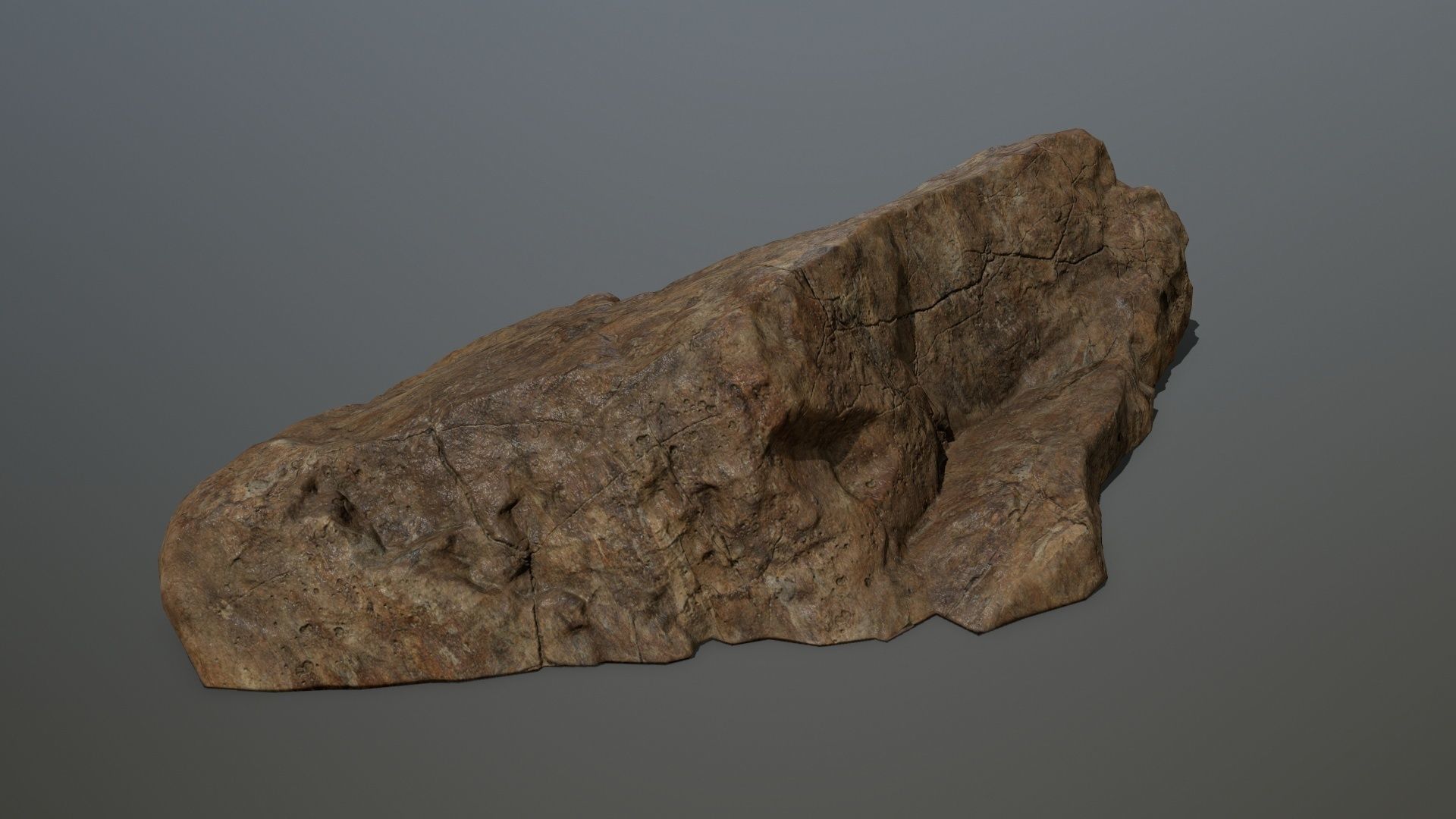 desert rock set 2 Low-poly 3D model_17