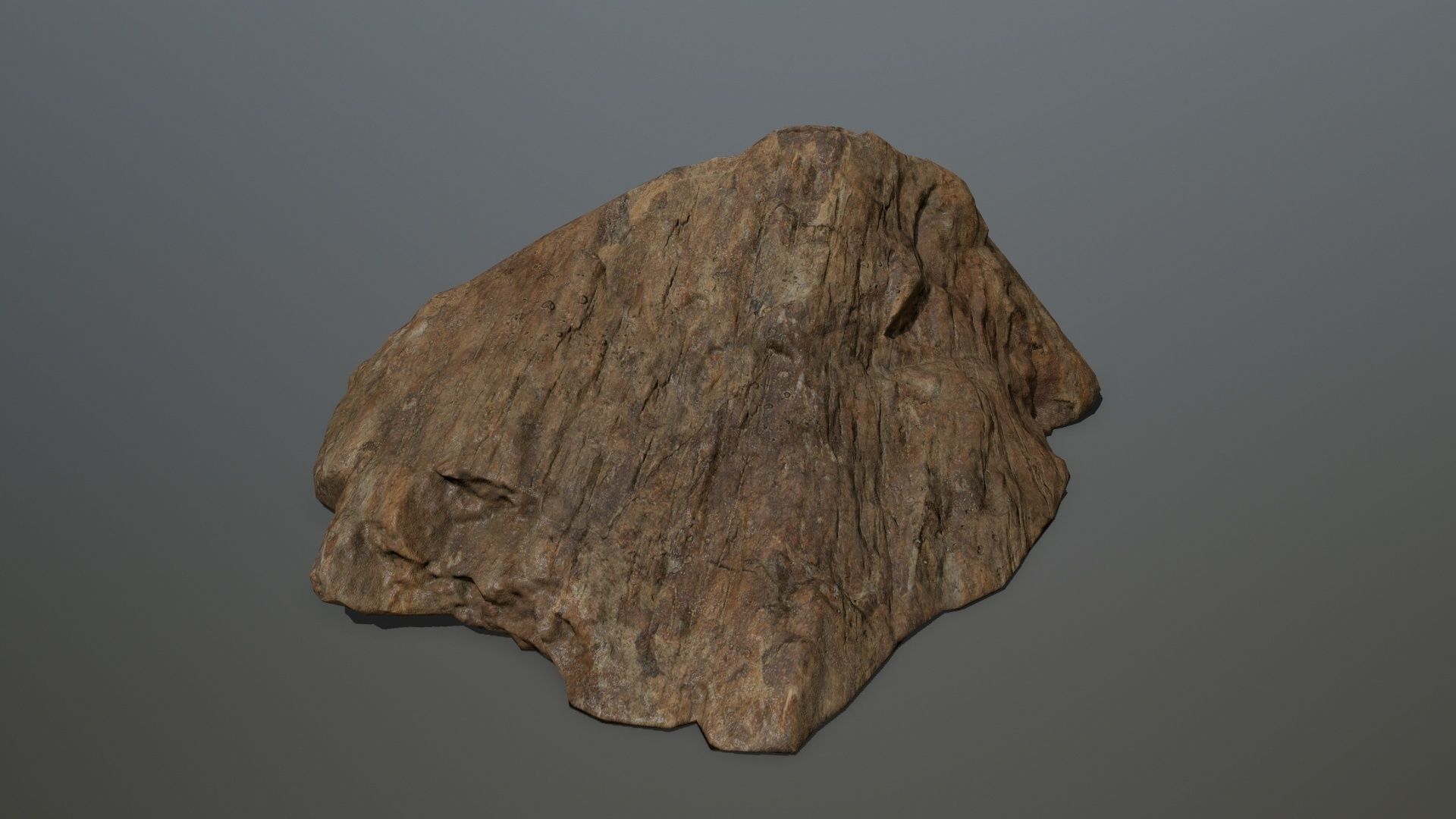 desert rock set 2 Low-poly 3D model_4