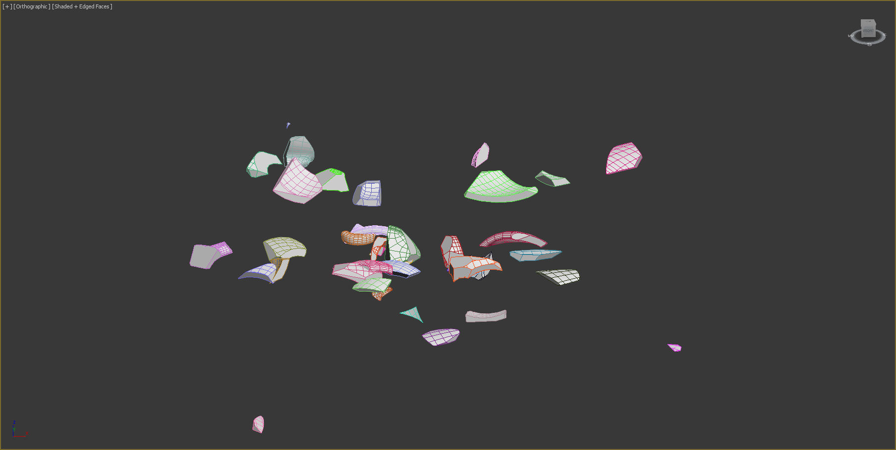 Broken Tableware 3D model_14