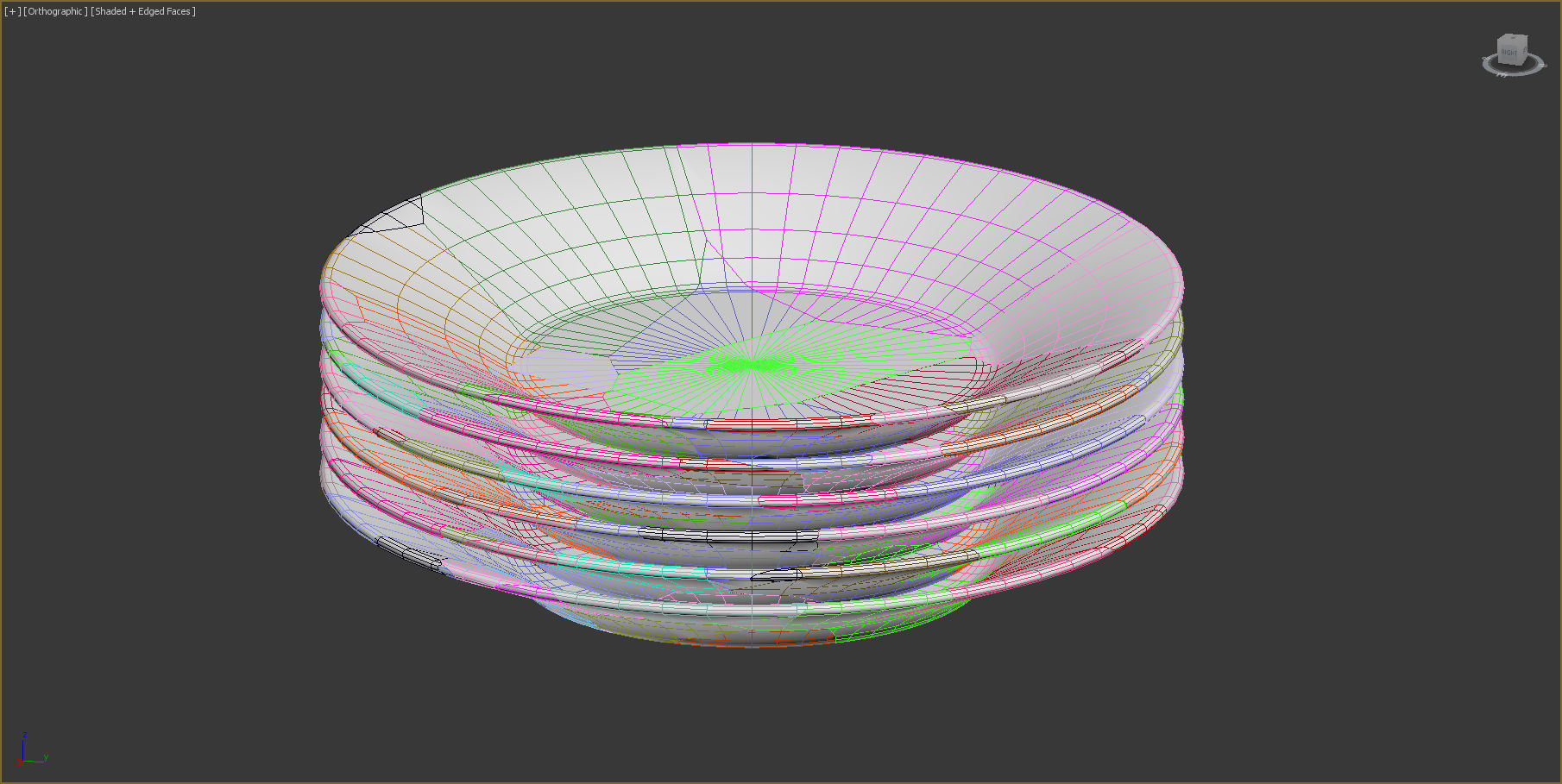 Broken Tableware 3D model_8