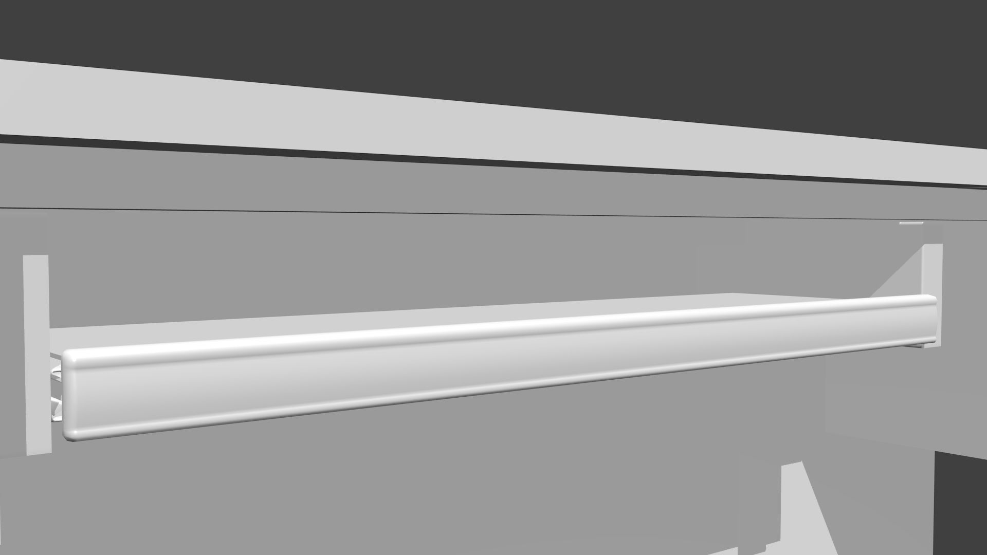 Office Desk model Low-poly 3D model_16