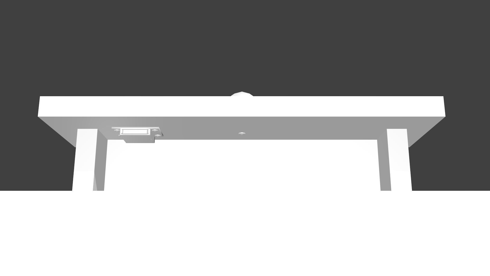 Office Desk model Low-poly 3D model_20