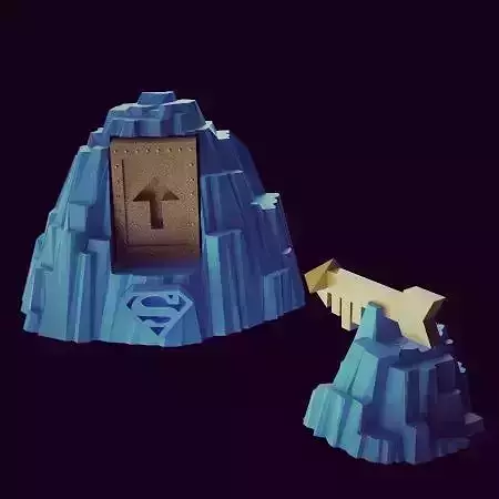 Fortress of Solitude door and key