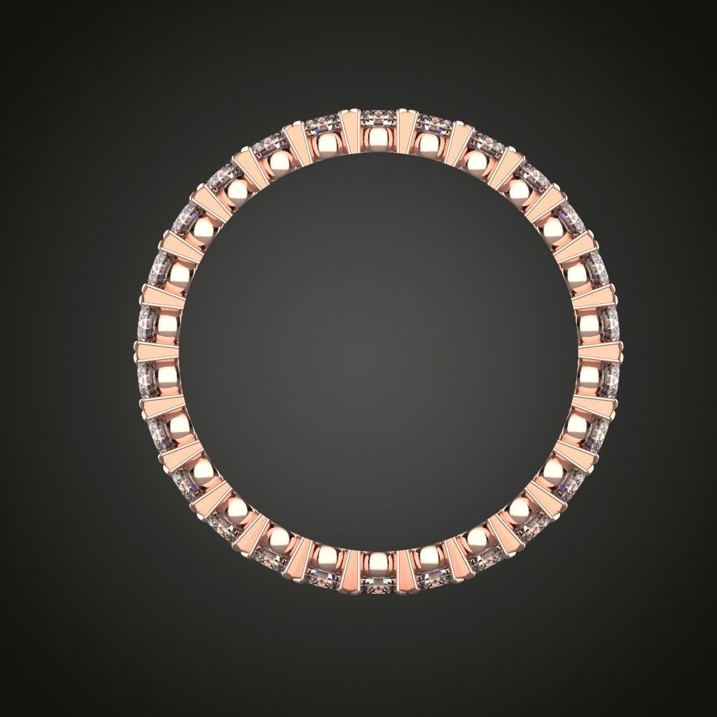 Eternity ring model ring sizes 3D print model_18