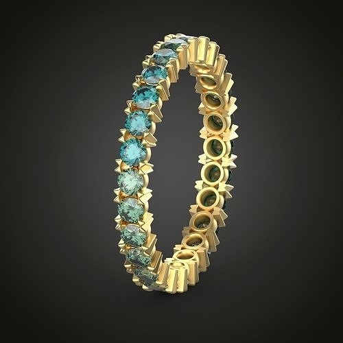Eternity ring model ring sizes 3D print model