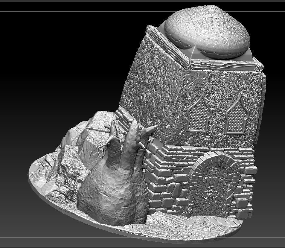 Oasis Tower 3D print model_1