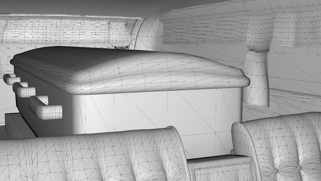 Cadillac Hearse Space Wagon Victoria SS 1959 3D model_30