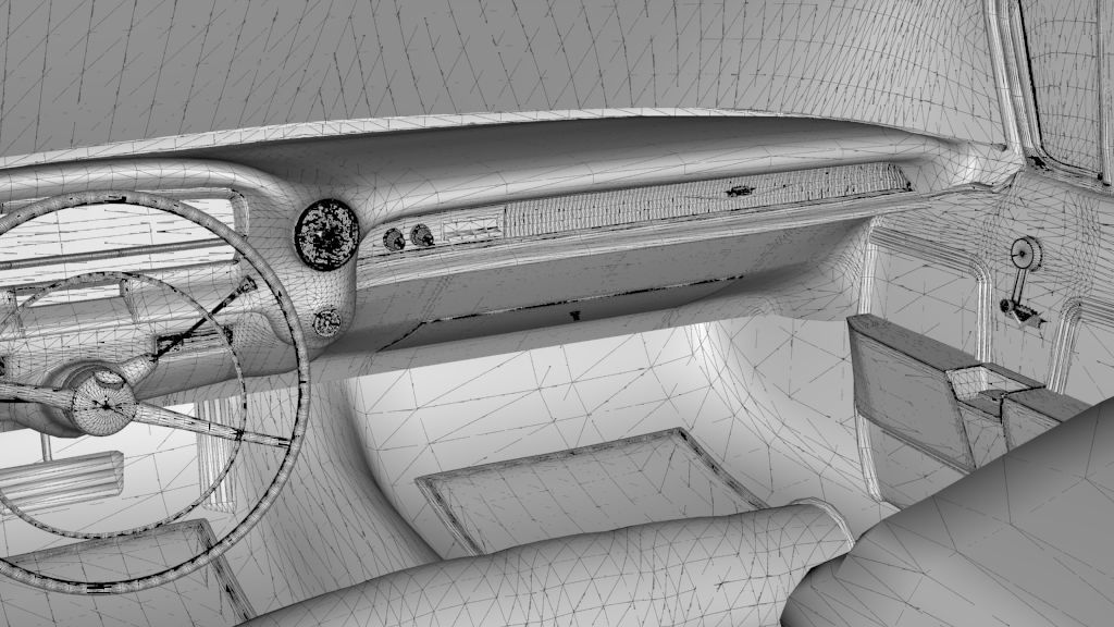 Cadillac Hearse Space Wagon Victoria SS 1959 3D model_31