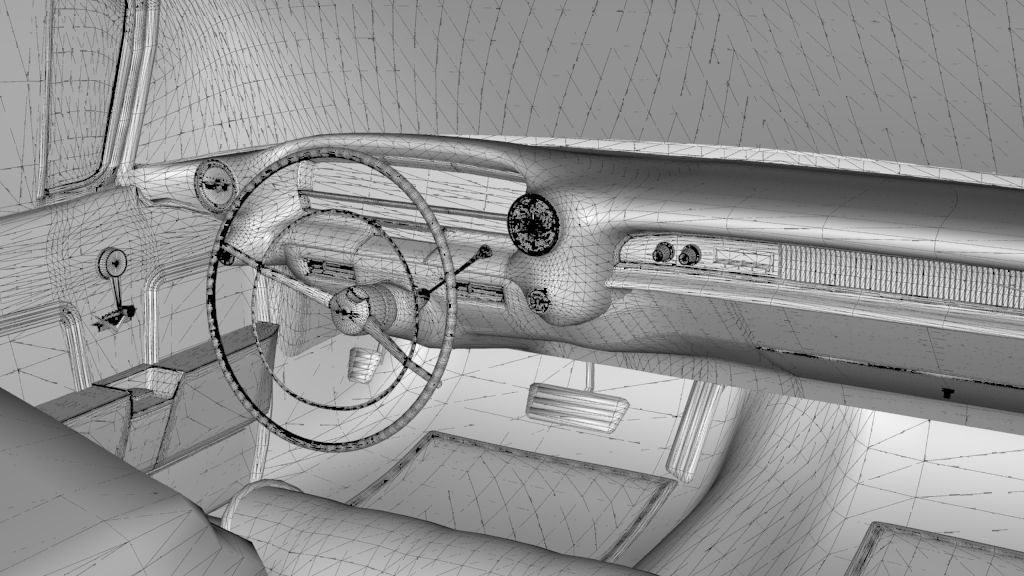 Cadillac Hearse Space Wagon Victoria SS 1959 3D model_29