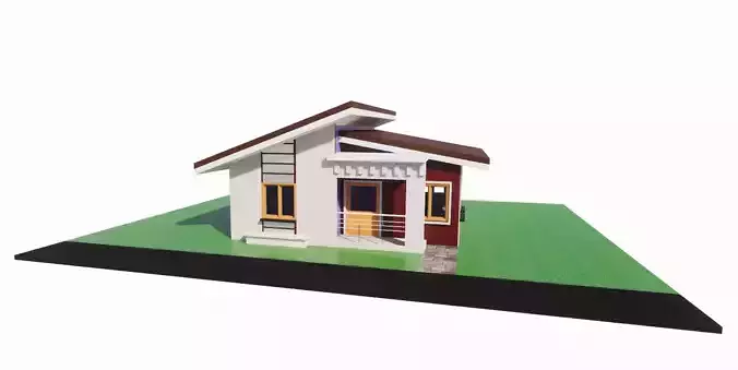 Sloped Roof Private House