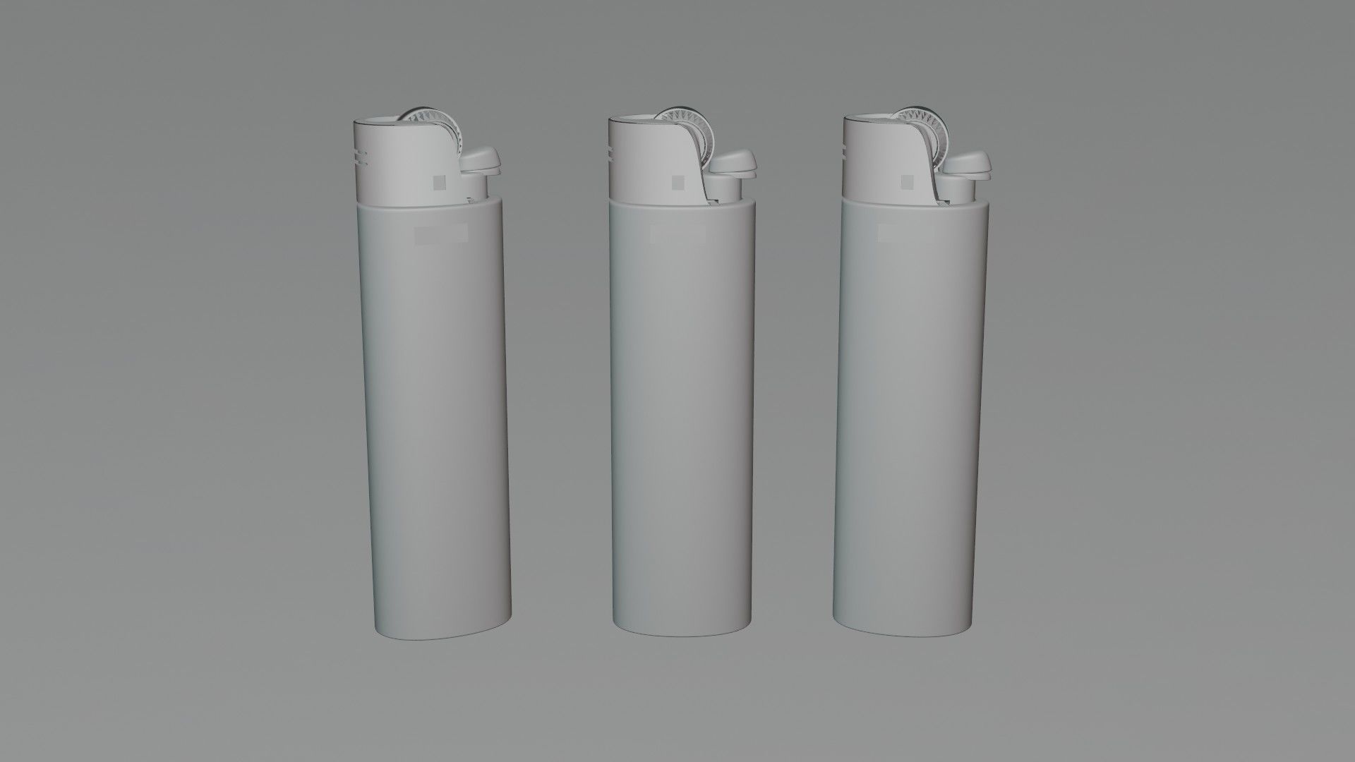 Disposable BIC Lighter 3D Model 3D model_8