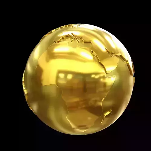 World Globe Gold