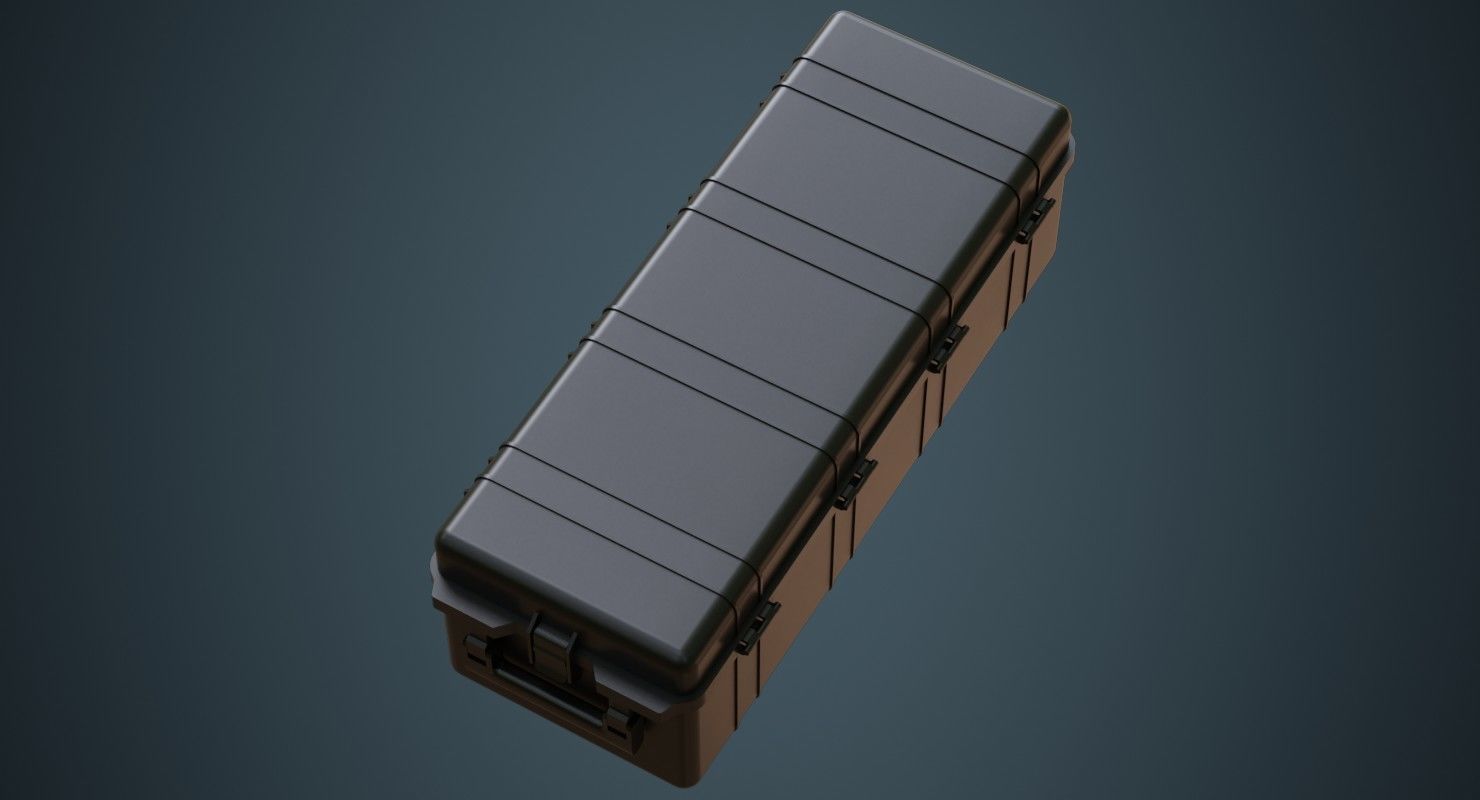 Military Case 4A Low-poly 3D model_2
