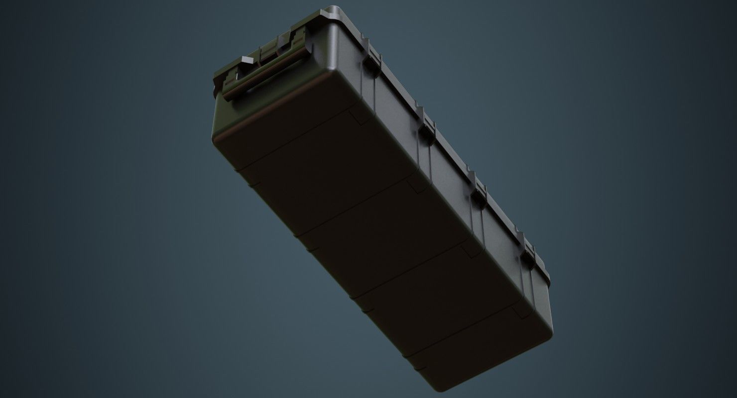 Military Case 4A Low-poly 3D model_4