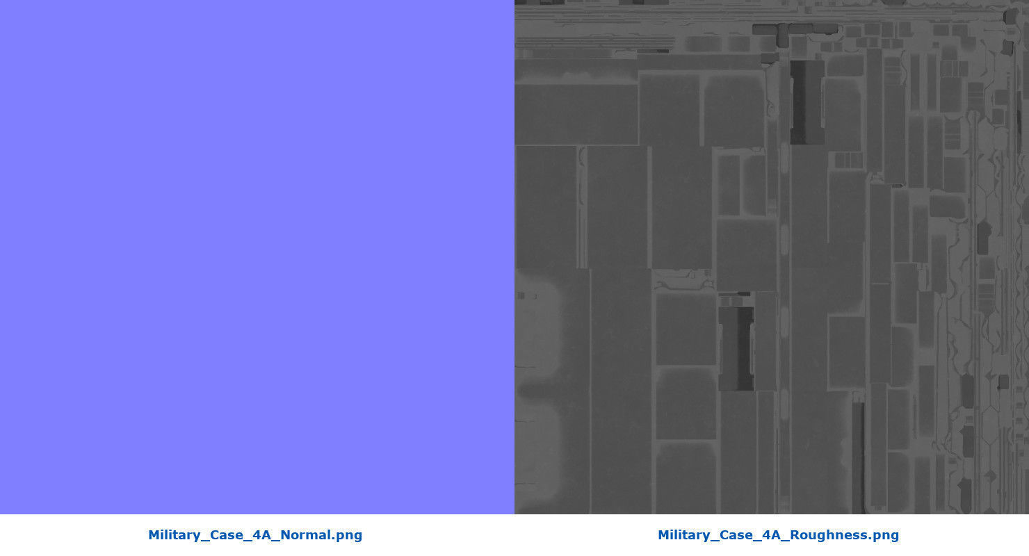 Military Case 4A Low-poly 3D model_9