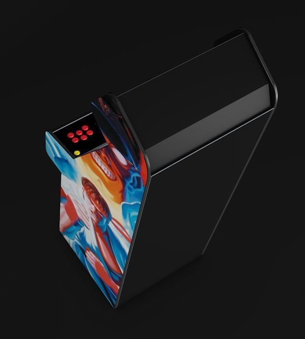 Arcade Machine 3D model_5