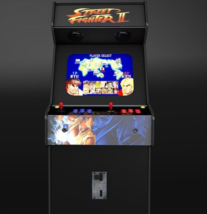 Arcade Machine 3D model_2