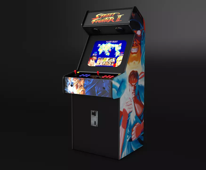 Arcade Machine 3D model_0