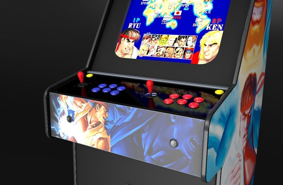 Arcade Machine 3D model_1