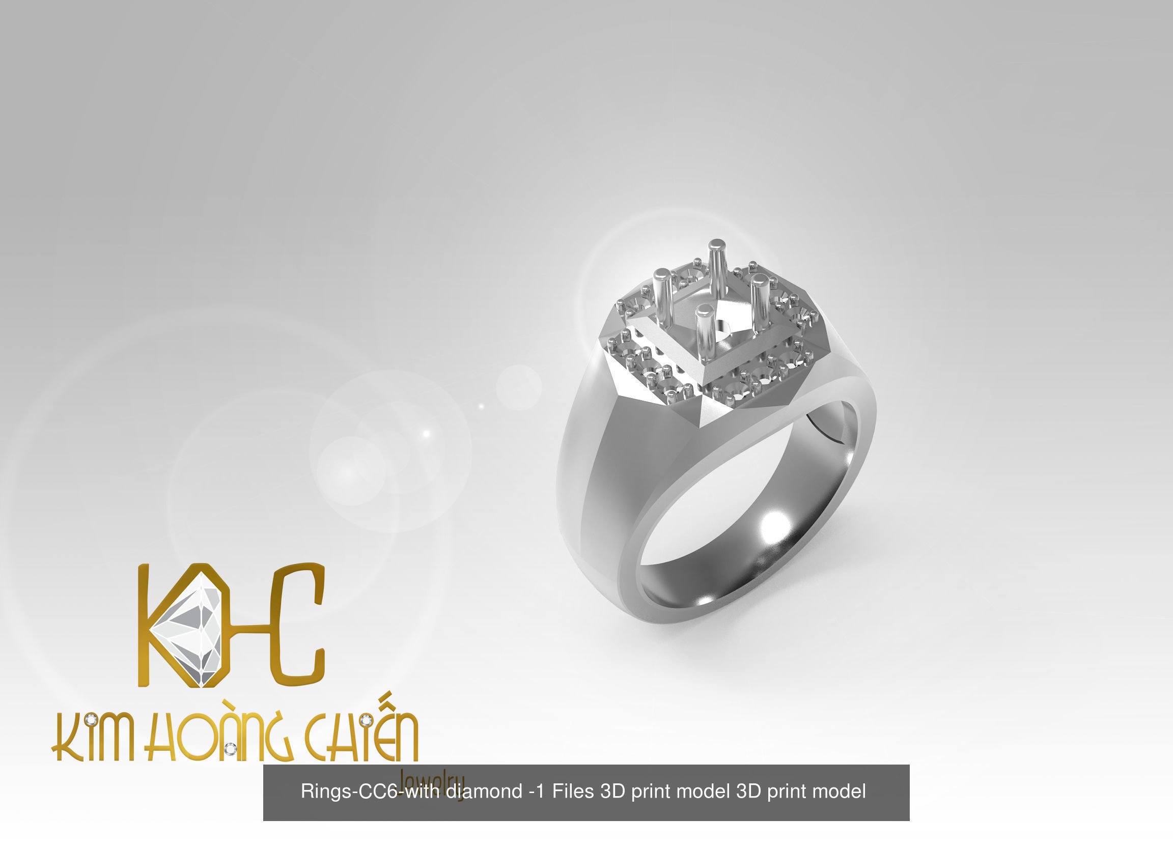 Collect of 50 rings 3D Model Collection_15