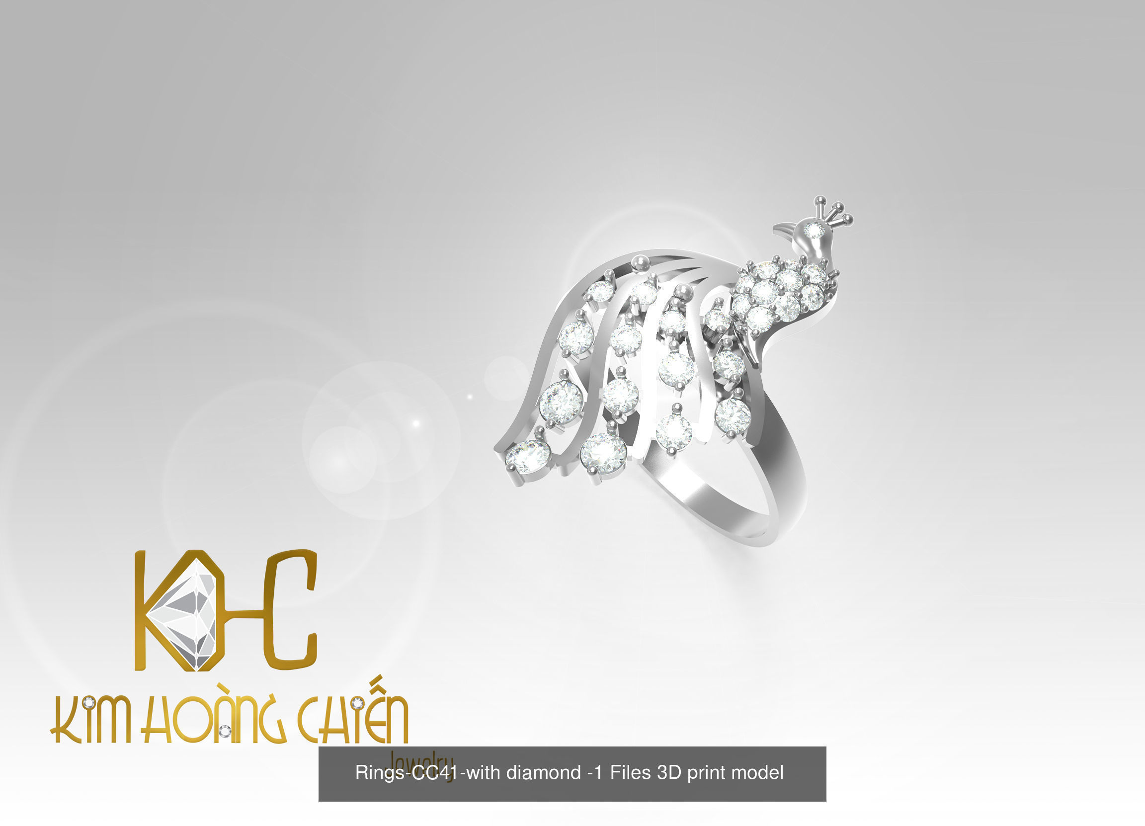 Collect of 50 rings 3D Model Collection_50