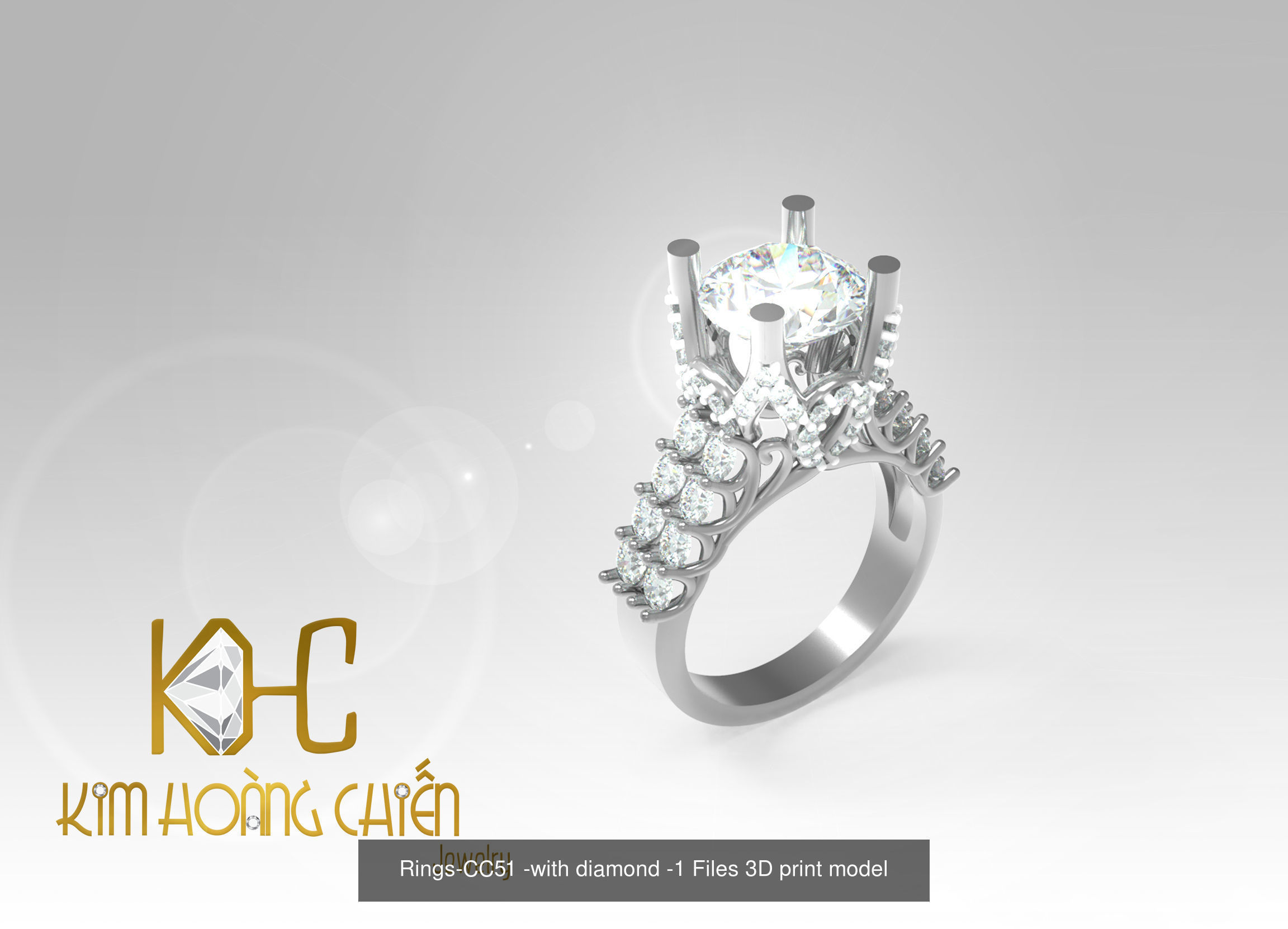Collect of 50 rings 3D Model Collection_59