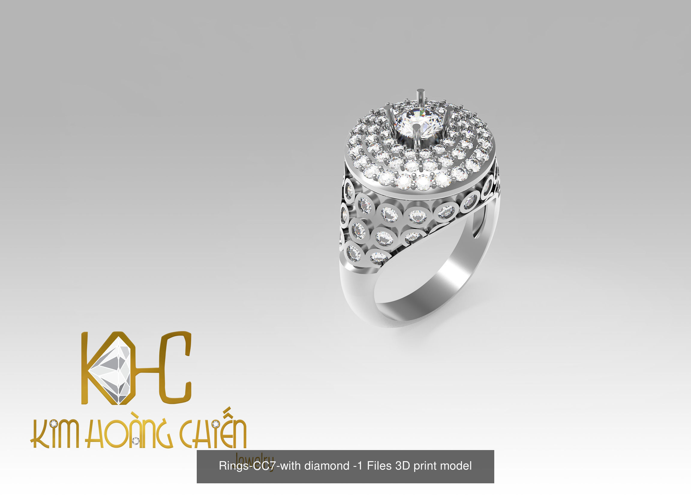 Collect of 50 rings 3D Model Collection_16