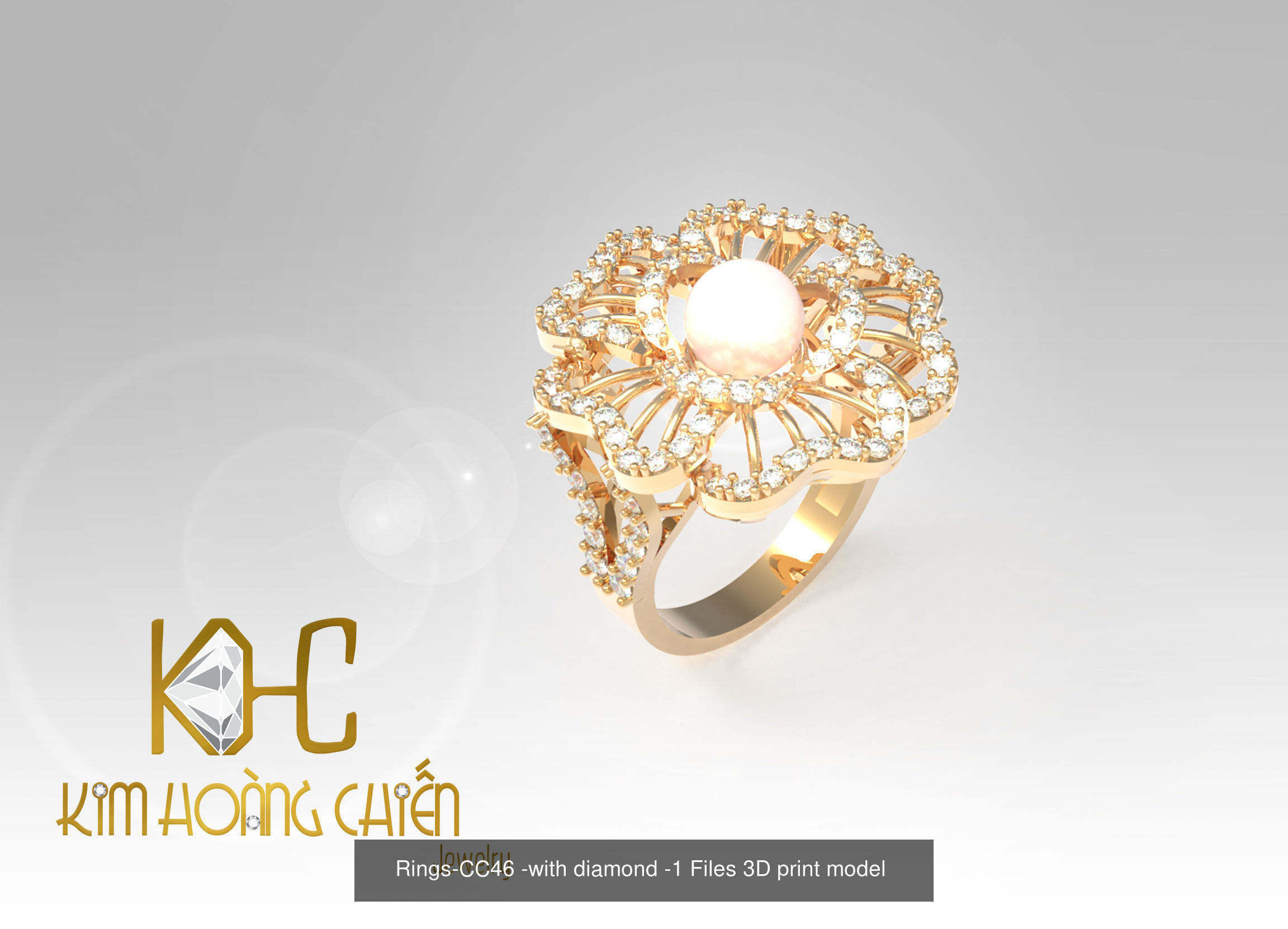 Collect of 50 rings 3D Model Collection_54