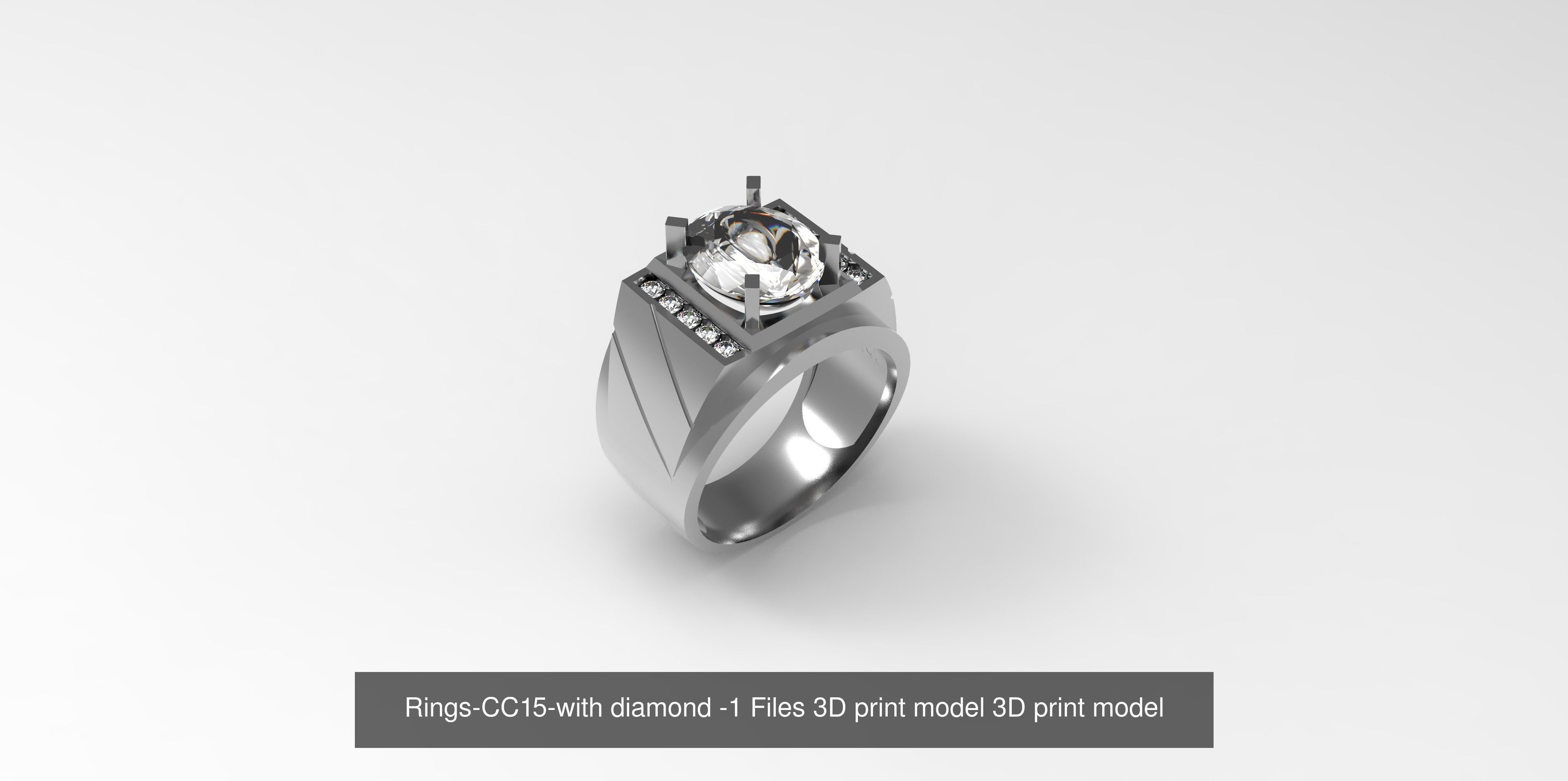 Collect of 50 rings 3D Model Collection_24