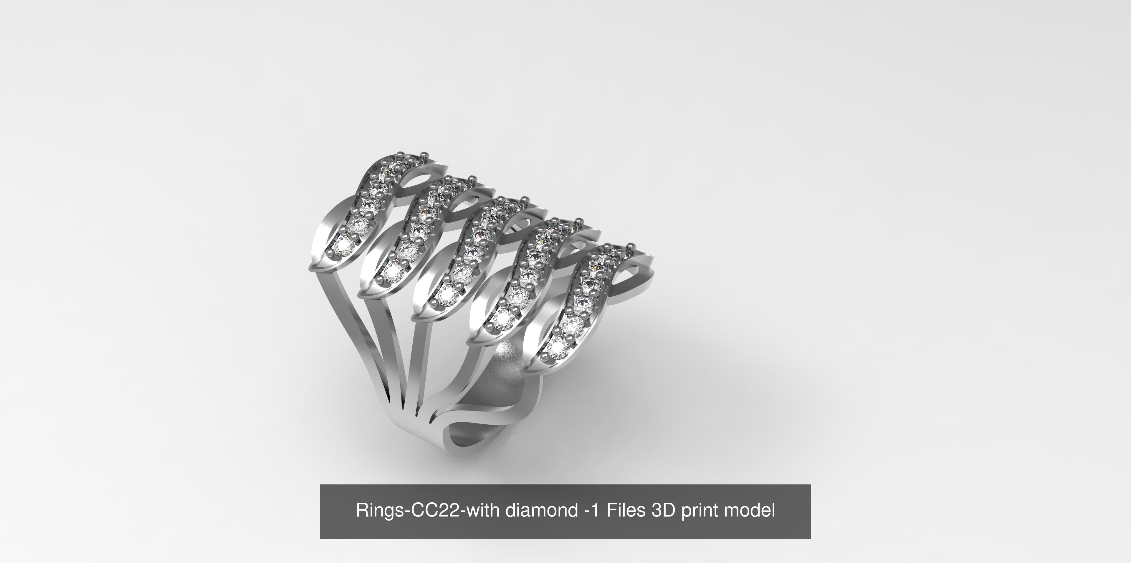 Collect of 50 rings 3D Model Collection_31