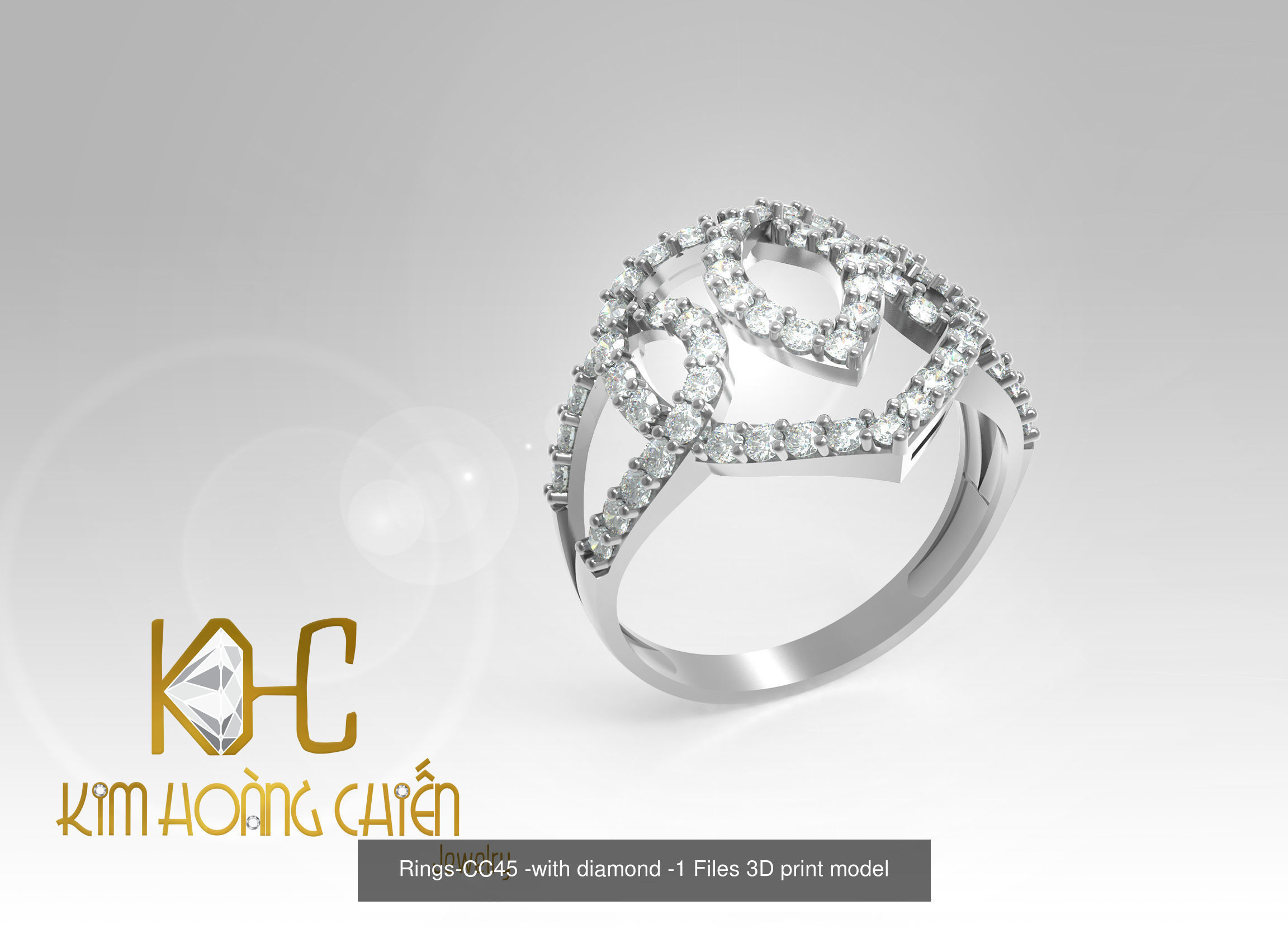 Collect of 50 rings 3D Model Collection_53