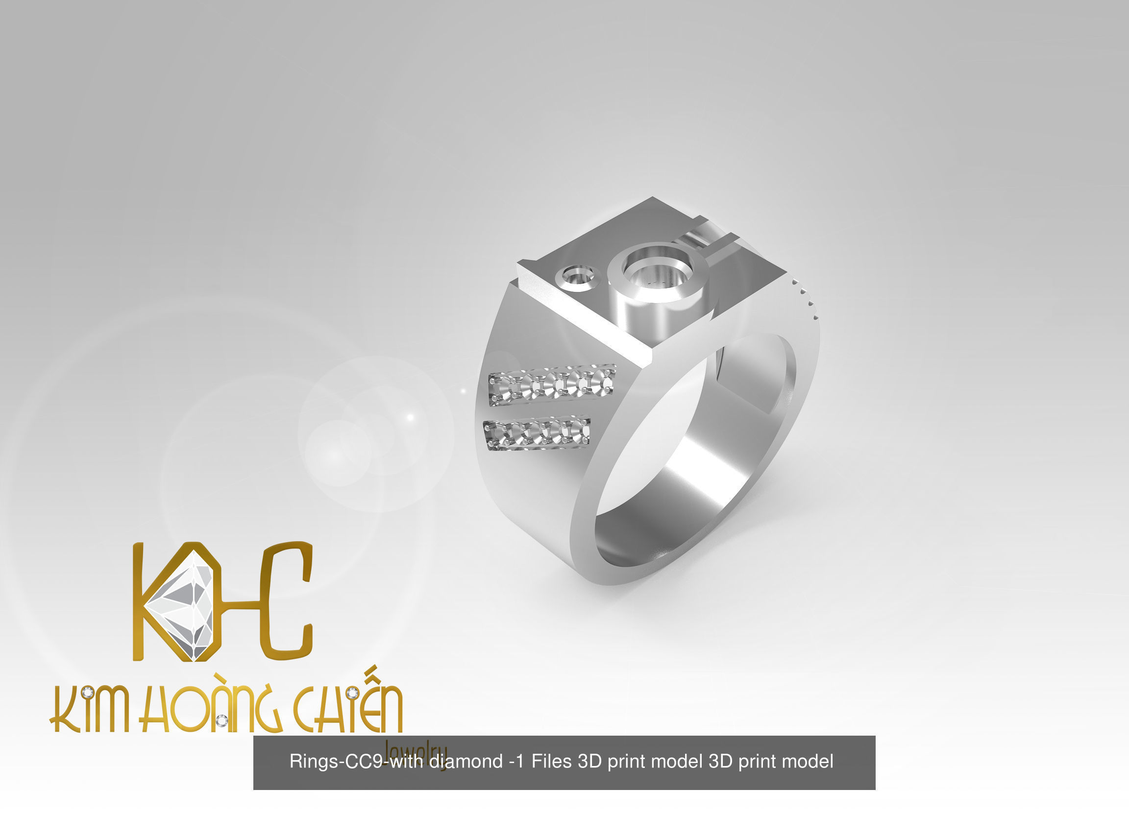 Collect of 50 rings 3D Model Collection_18