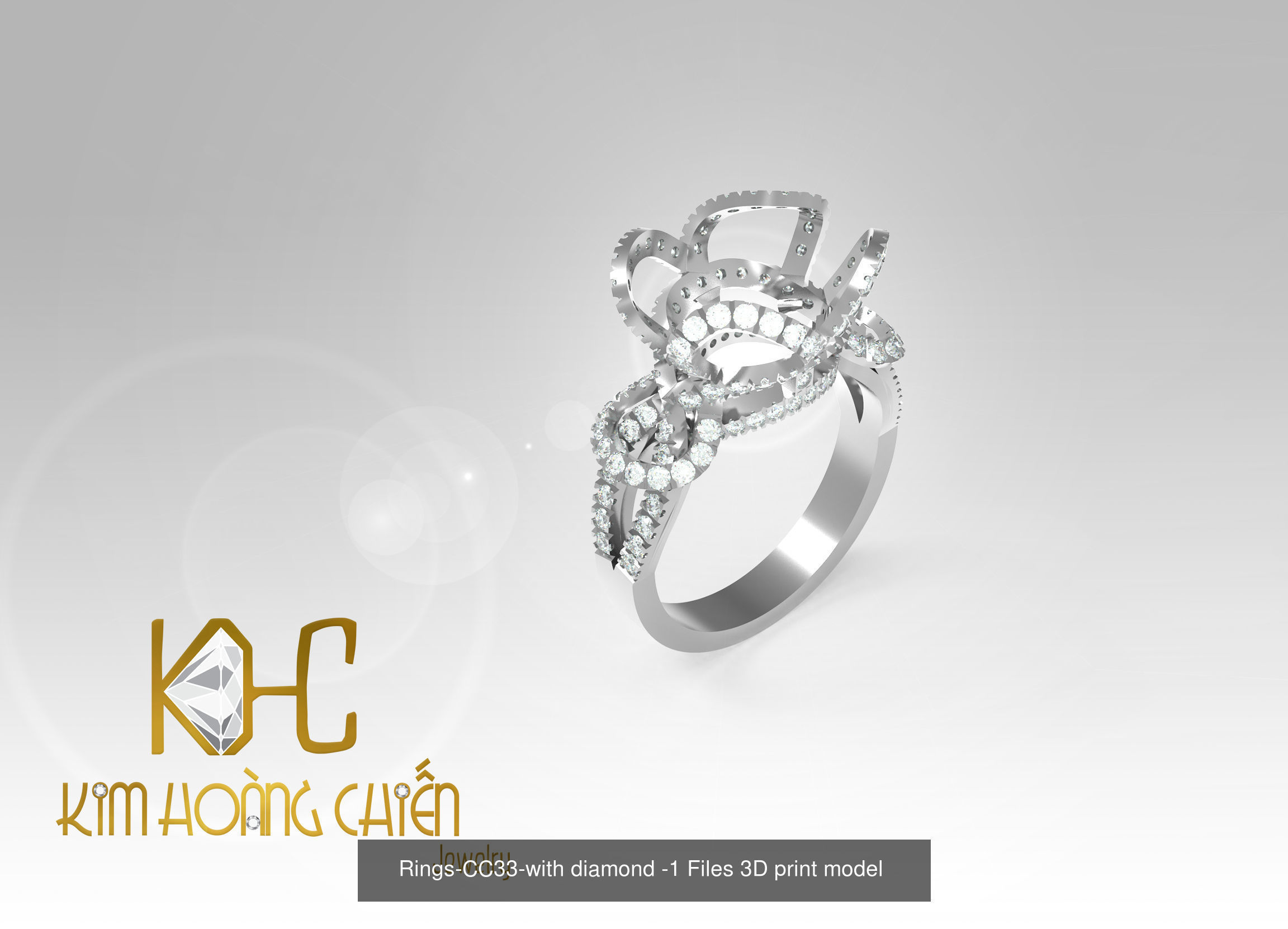 Collect of 50 rings 3D Model Collection_42