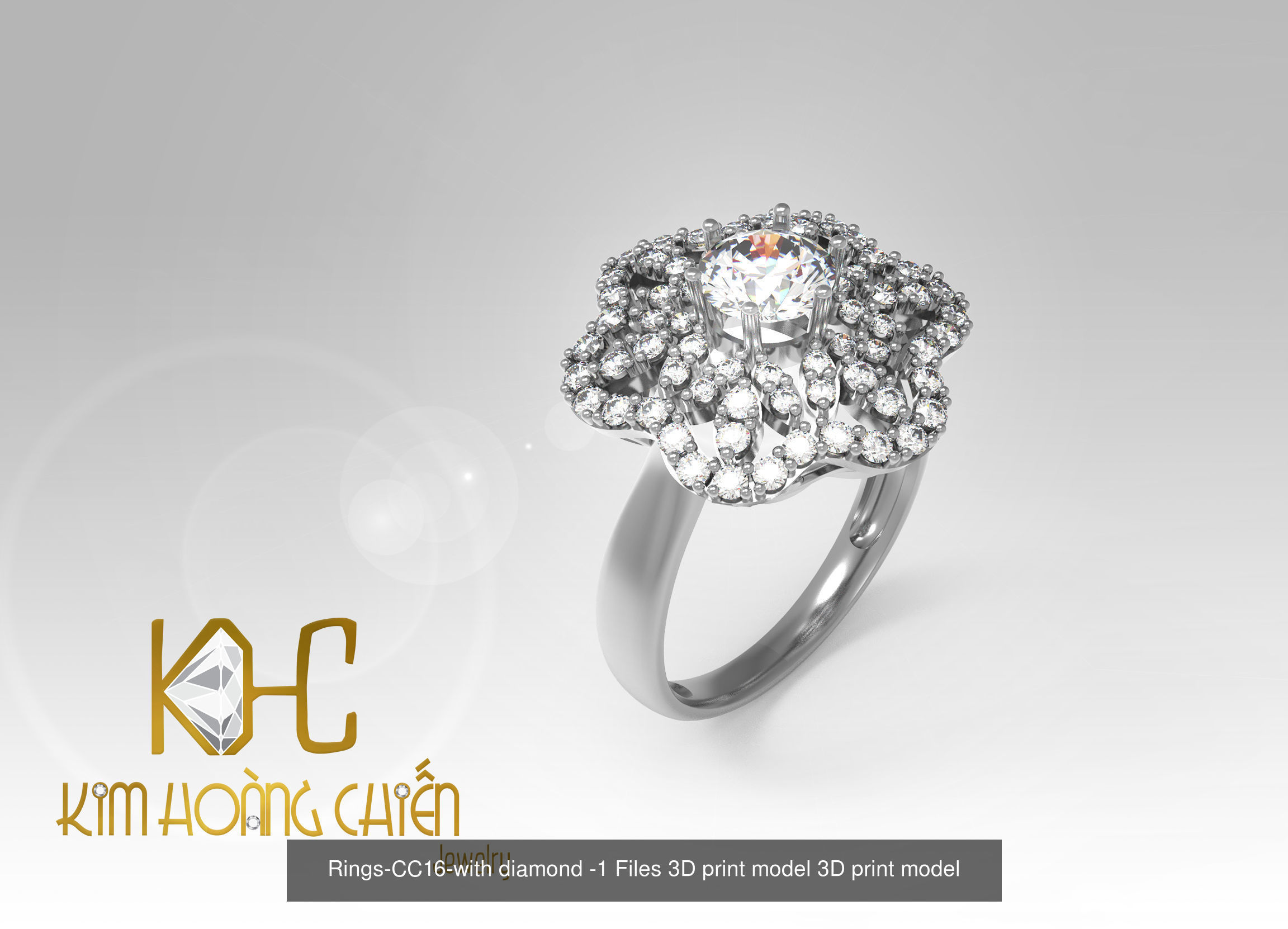Collect of 50 rings 3D Model Collection_25