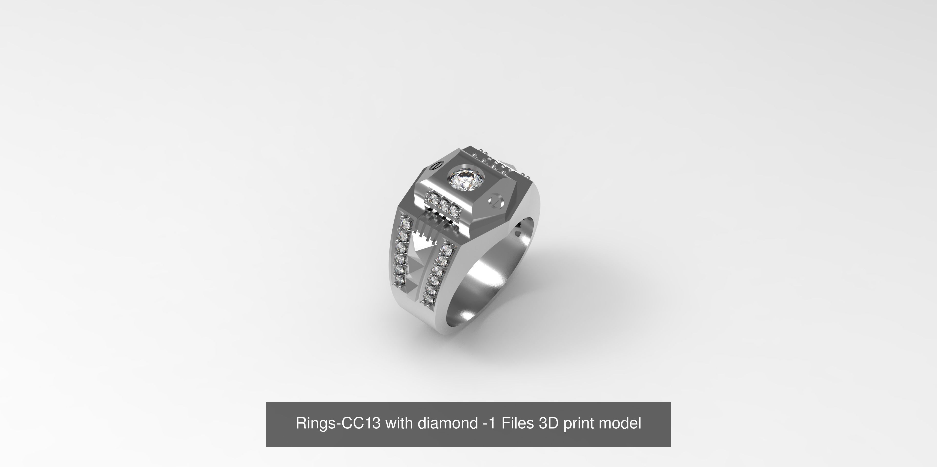 Collect of 50 rings 3D Model Collection_22