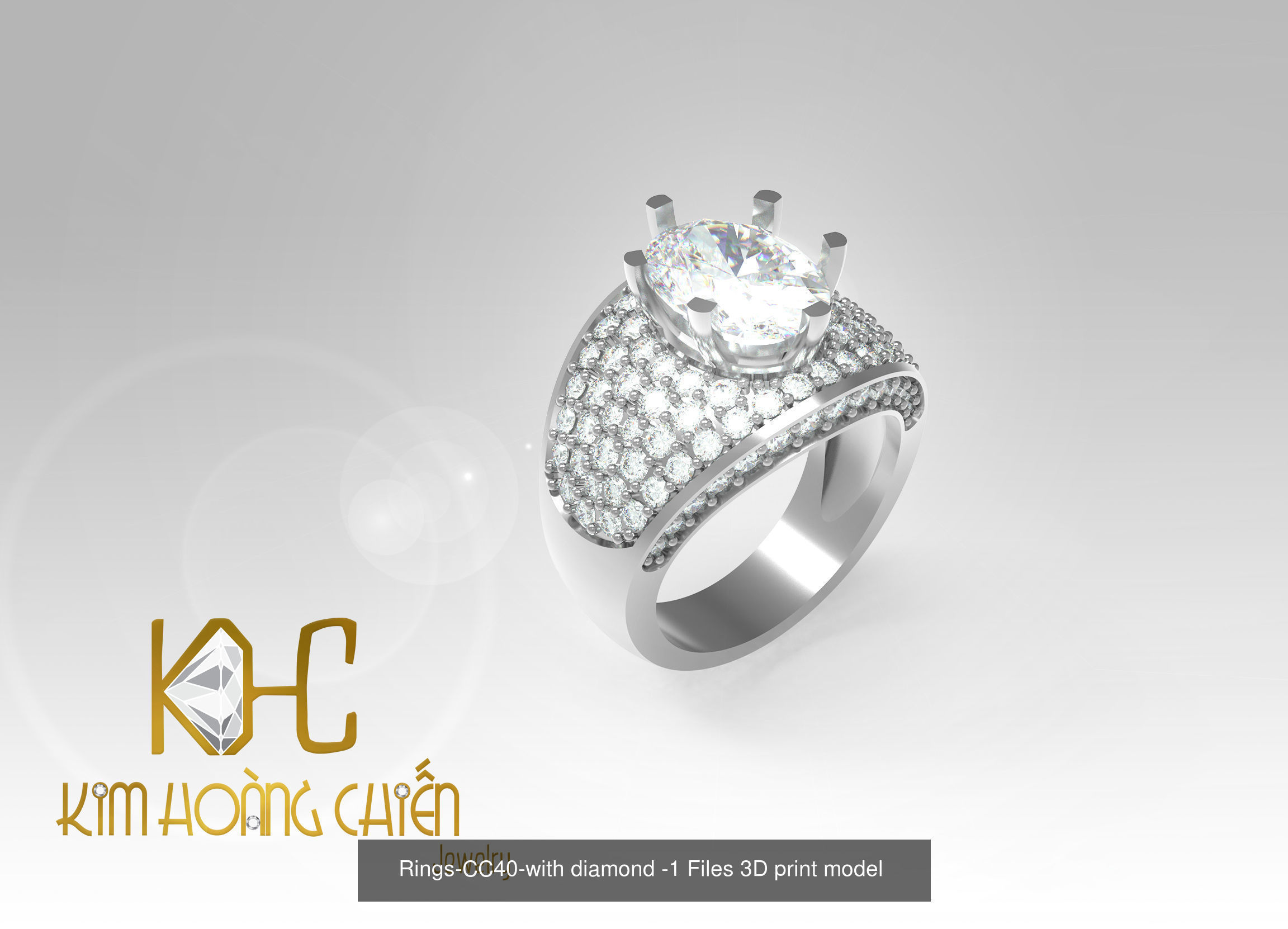 Collect of 50 rings 3D Model Collection_49