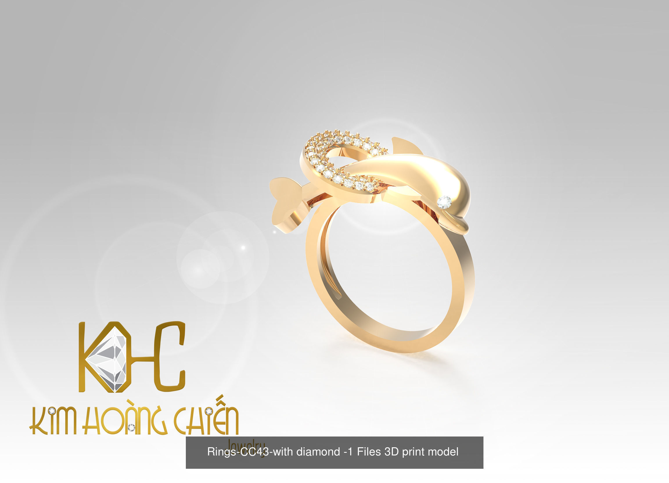 Collect of 50 rings 3D Model Collection_51