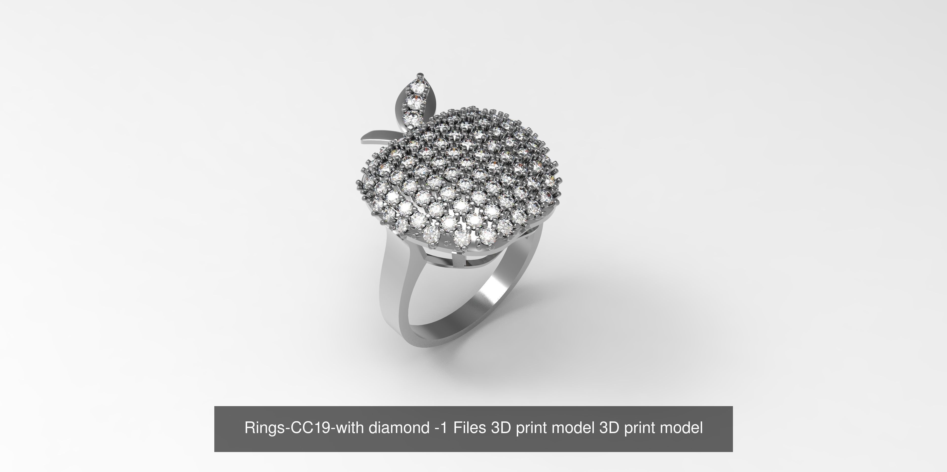 Collect of 50 rings 3D Model Collection_28