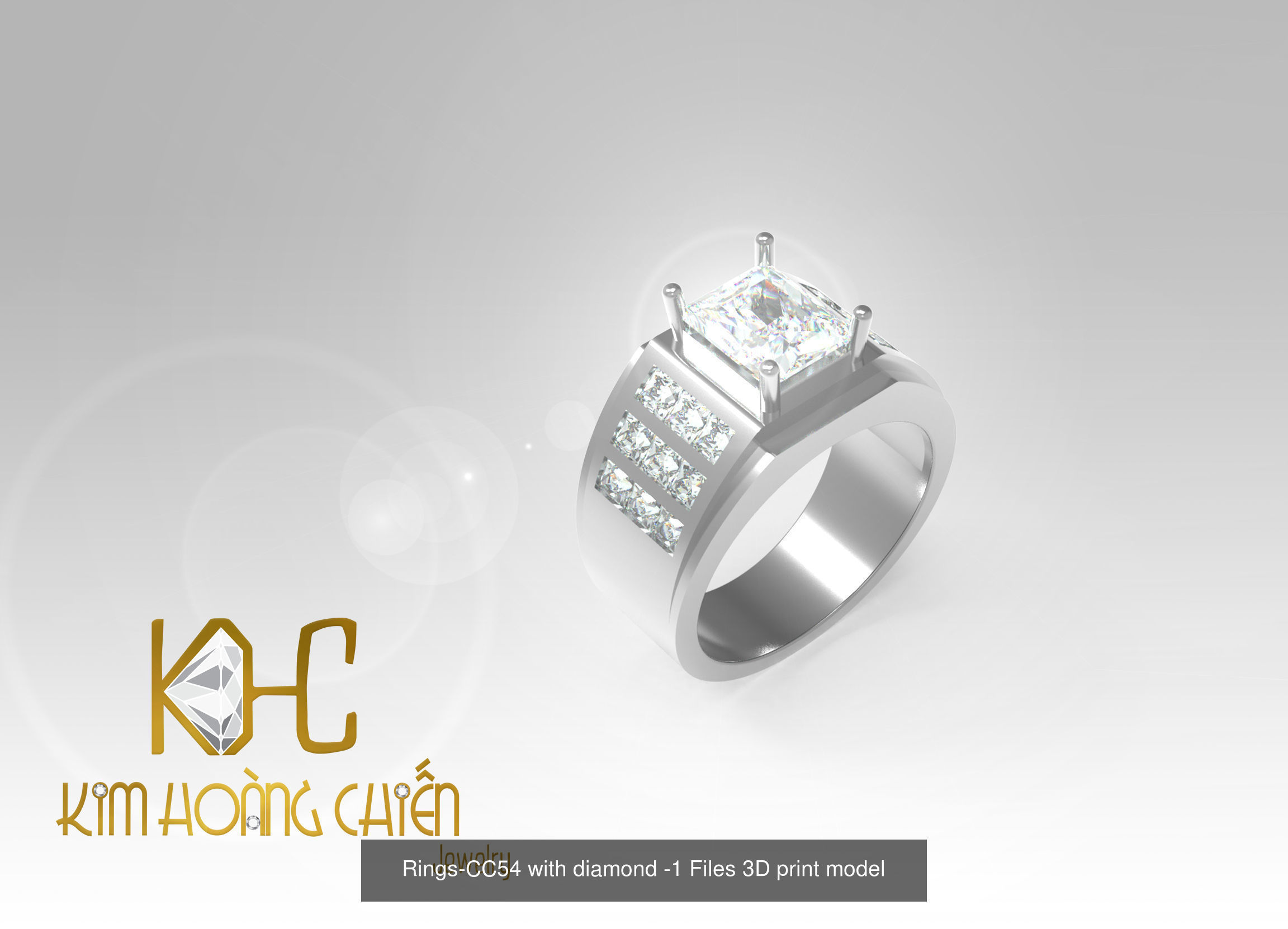 Collect of 50 rings 3D Model Collection_62