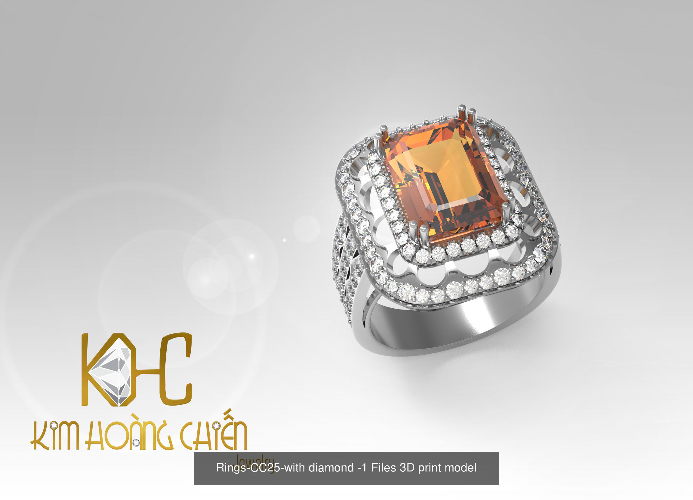 Collect of 50 rings 3D Model Collection_34
