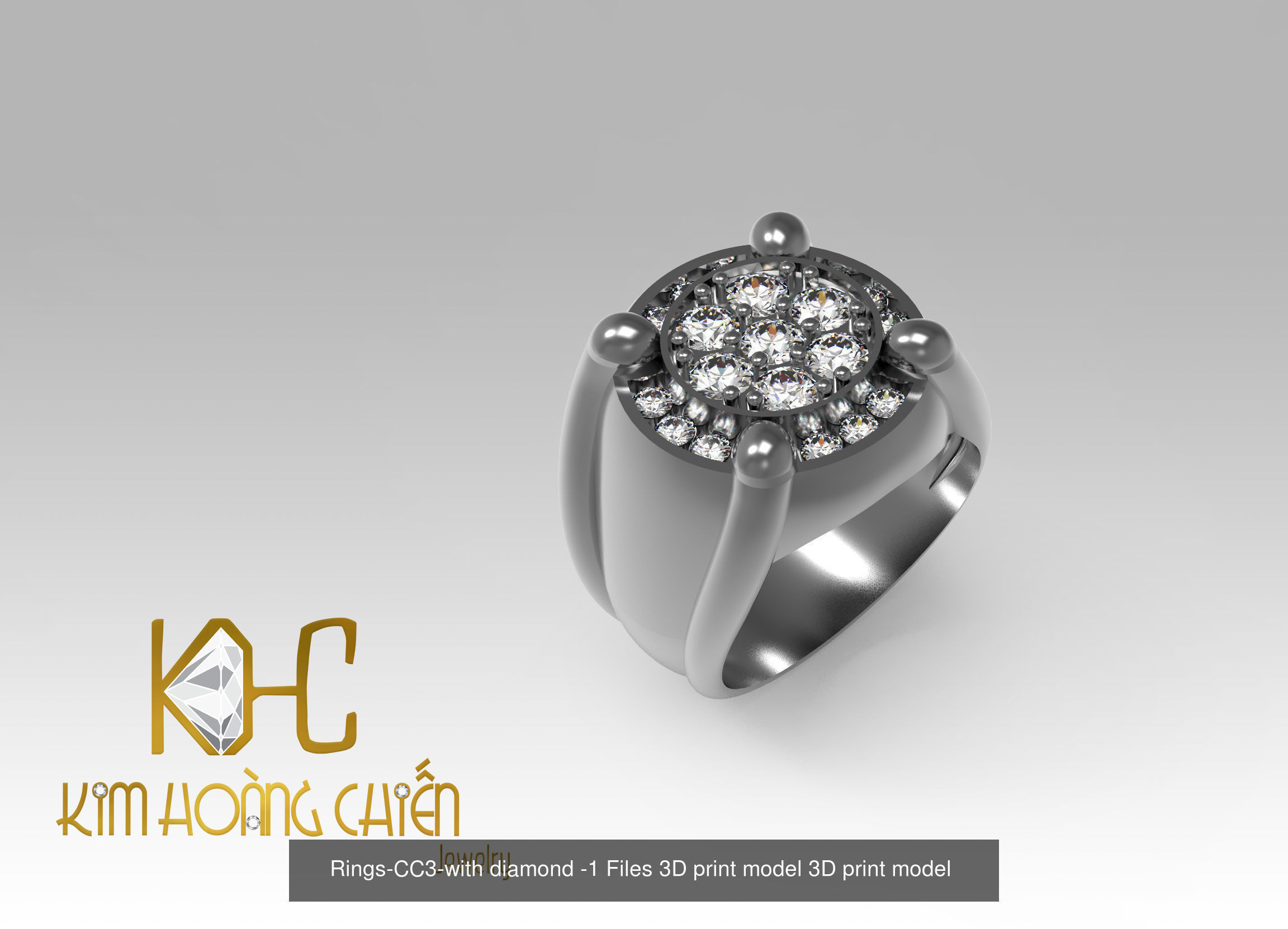 Collect of 50 rings 3D Model Collection_12