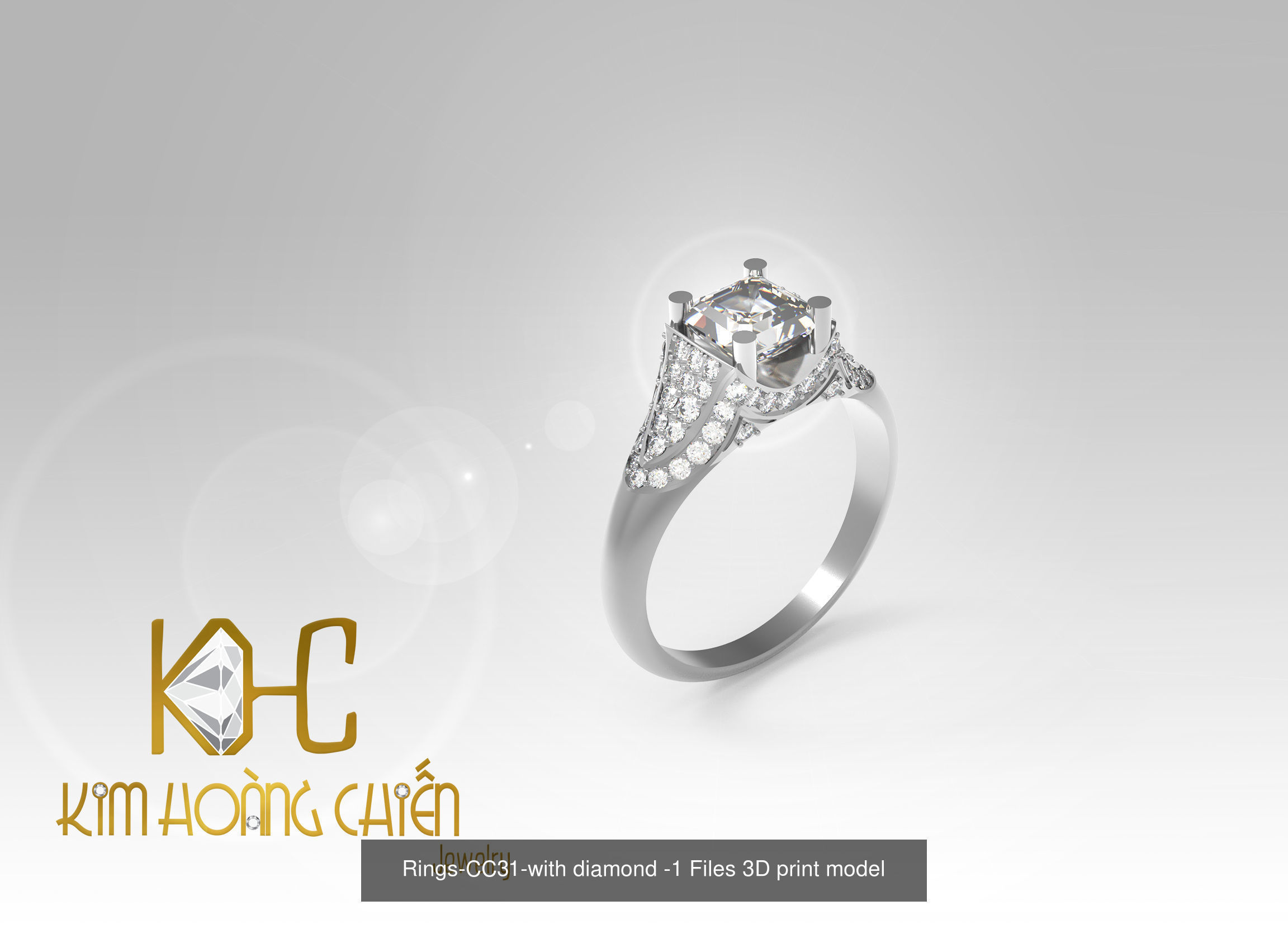 Collect of 50 rings 3D Model Collection_40